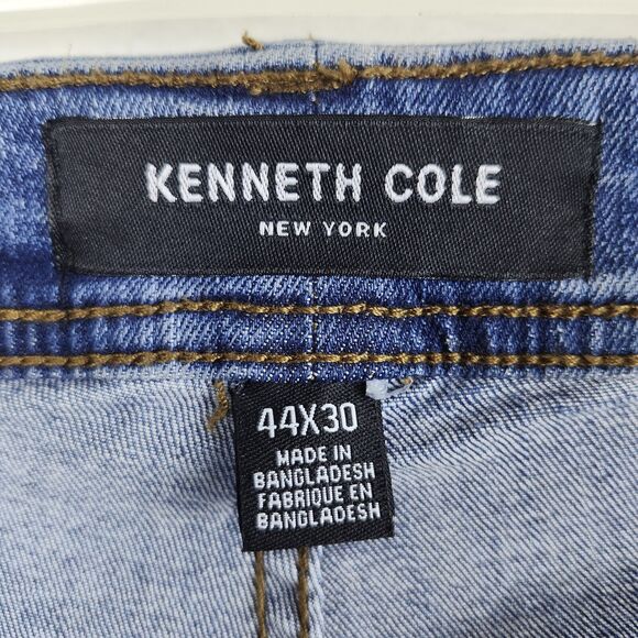 Kenneth Cole New York Sustainable Denim Stretch Regular Fit Jeans Size W44 X L30 - Picture 10 of 16